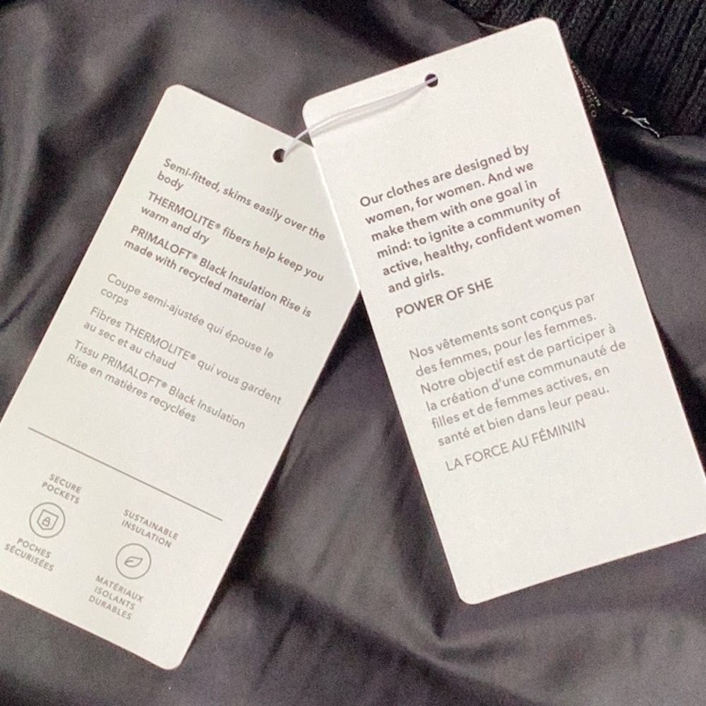 ATHLETA Black Hanover Hybrid Insulated Jacket - Picture 6 of 6
